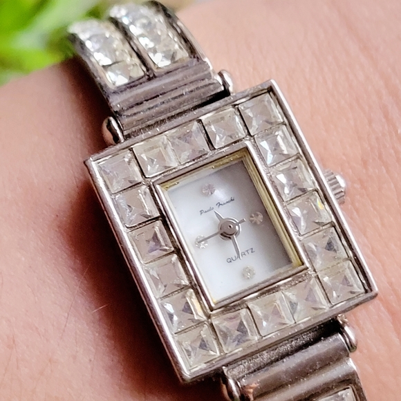 Classic Silver Rhinestone Watch - Picture 11 of 15